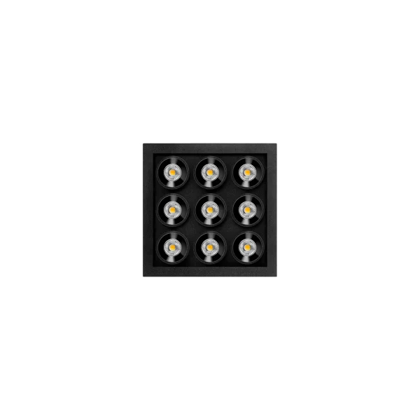 Black Foster Micro Recessed 3x3